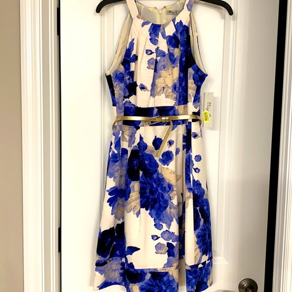 Eliza J Dresses & Skirts - Blue and white floral Eliza J dress